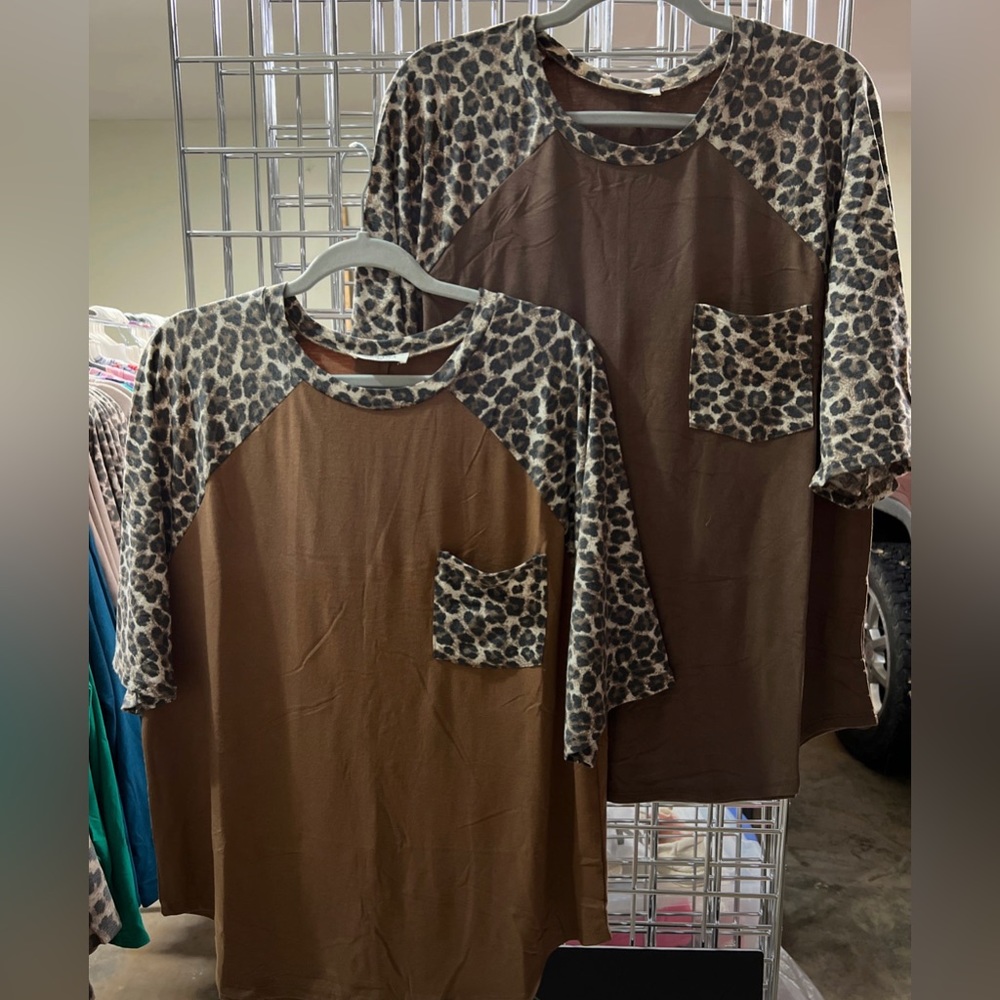 Zenana Raglan Half Sleeve tees NEW SIZES S-XL Deep Camel